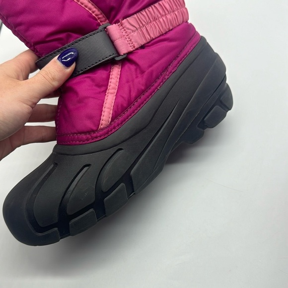 Sorel Kids' Flurry Weather Resistant Snow Boot Pink Size 4 - Picture 8 of 15